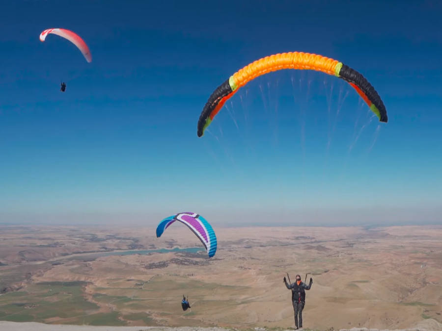 Paragliding In Atlas Mountains From Marrakech